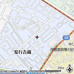 埼玉県川口市安行吉蔵45-4周辺の地図