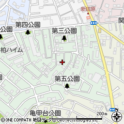 千葉県柏市あかね町5-2周辺の地図