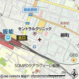 飯能駅前接骨院周辺の地図