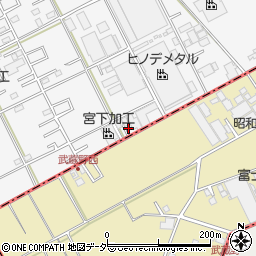 埼玉県川越市下赤坂758周辺の地図