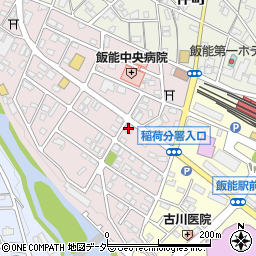 飯能中央病院寮周辺の地図