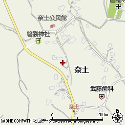 千葉県成田市奈土726-2周辺の地図