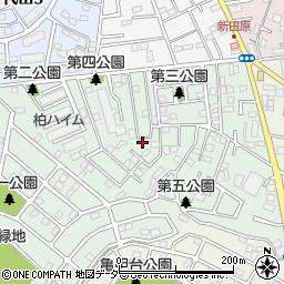 千葉県柏市あかね町7-30周辺の地図