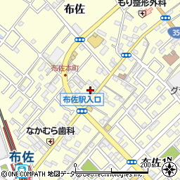 千葉県我孫子市布佐2765周辺の地図