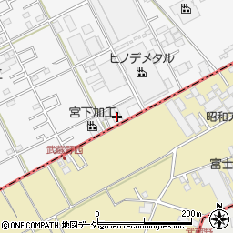 埼玉県川越市下赤坂758-12周辺の地図