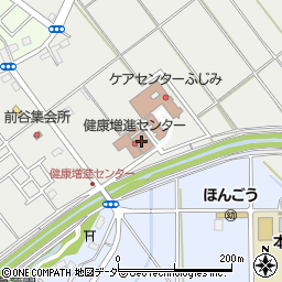 富士見市健康増進センター体育館周辺の地図