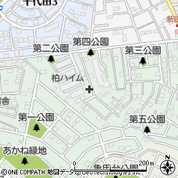 千葉県柏市あかね町8-75周辺の地図