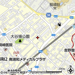 埼玉県さいたま市南区南浦和2丁目14-3周辺の地図