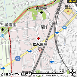 埼玉県さいたま市南区関周辺の地図