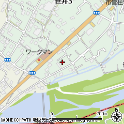 埼玉県狭山市笹井1丁目34-5周辺の地図