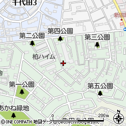 千葉県柏市あかね町7-13周辺の地図