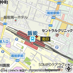 ファミリーマート飯能駅北口店周辺の地図