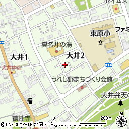 埼玉県ふじみ野市大井2丁目18-25周辺の地図