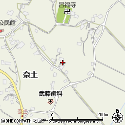 千葉県成田市奈土601周辺の地図