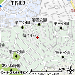 千葉県柏市あかね町8-76周辺の地図