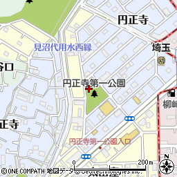 円正寺第一公園周辺の地図