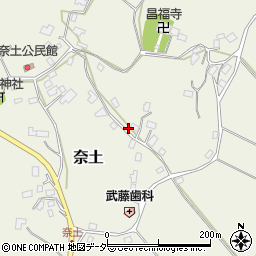 千葉県成田市奈土630周辺の地図
