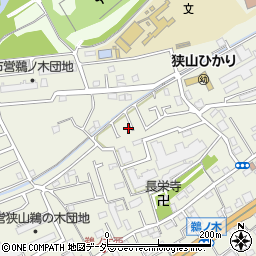 埼玉県狭山市鵜ノ木16-35周辺の地図
