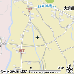 山梨県北杜市大泉町谷戸684周辺の地図