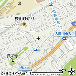 埼玉県狭山市鵜ノ木8周辺の地図