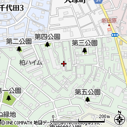 千葉県柏市あかね町7-34周辺の地図