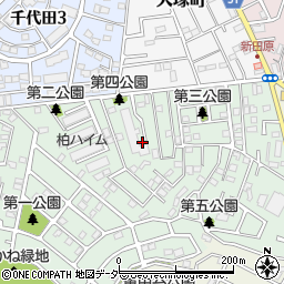 千葉県柏市あかね町7周辺の地図