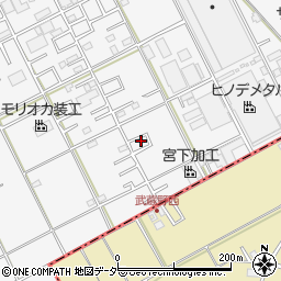 埼玉県川越市下赤坂626周辺の地図
