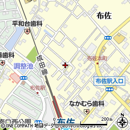 千葉県我孫子市布佐2591-9周辺の地図