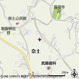 千葉県成田市奈土668周辺の地図