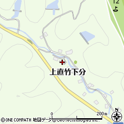 埼玉県飯能市上直竹下分665周辺の地図