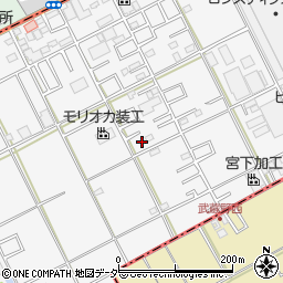 埼玉県川越市下赤坂637-43周辺の地図