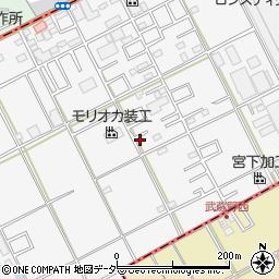 埼玉県川越市下赤坂637-21周辺の地図