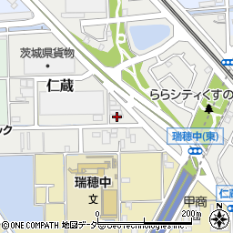 埼玉県三郷市仁蔵454周辺の地図