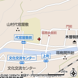 木曽町温水プール周辺の地図