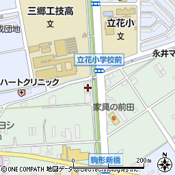 埼玉県三郷市上彦名477周辺の地図