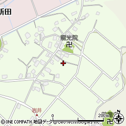 千葉県柏市岩井417周辺の地図