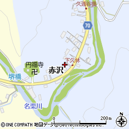 埼玉県飯能市赤沢992-8周辺の地図