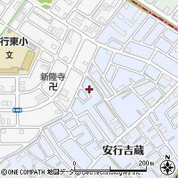 埼玉県川口市安行吉蔵317-7周辺の地図