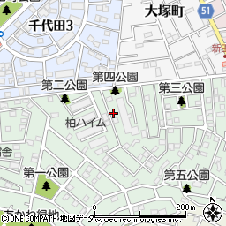 千葉県柏市あかね町7-10周辺の地図