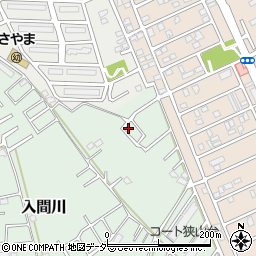 埼玉県狭山市入間川1409-21周辺の地図