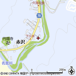 埼玉県飯能市赤沢1009周辺の地図
