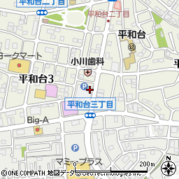 ヤクルト千葉県ヤクルト　販売平和台センター周辺の地図