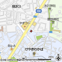 アイメガネ富士見鶴馬店周辺の地図