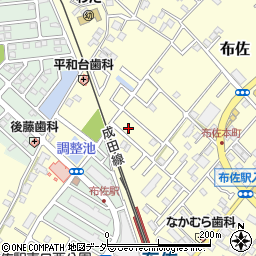 千葉県我孫子市布佐2587-37周辺の地図