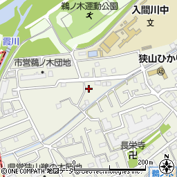 埼玉県狭山市鵜ノ木27-41周辺の地図