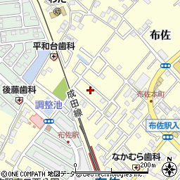 千葉県我孫子市布佐2587-27周辺の地図