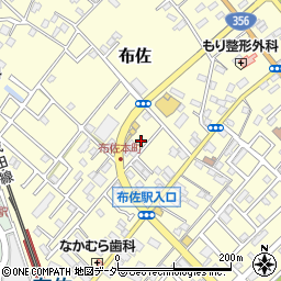 千葉県我孫子市布佐2568-2周辺の地図