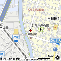 仁蔵橋東周辺の地図