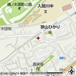 埼玉県狭山市鵜ノ木16-48周辺の地図