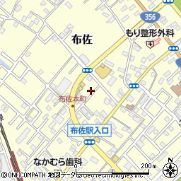 千葉県我孫子市布佐2568-3周辺の地図